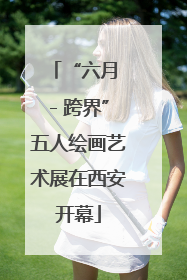 “六月 - 跨界”五人绘画艺术展在西安开幕
