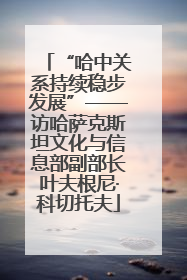 “哈中关系持续稳步发展”——访哈萨克斯坦文化与信息部副部长叶夫根尼·科切托夫