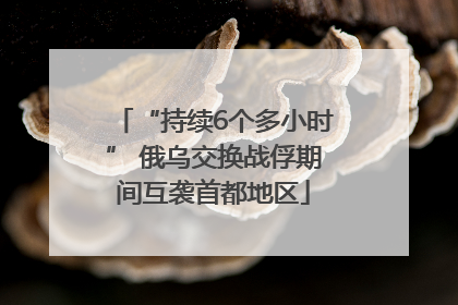 “持续6个多小时” 俄乌交换战俘期间互袭首都地区