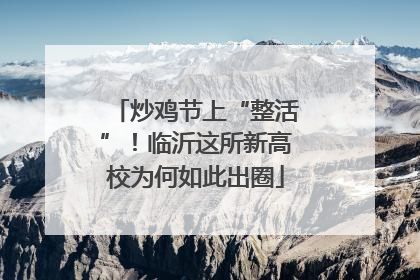 炒鸡节上“整活”！临沂这所新高校为何如此出圈
