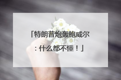 特朗普炮轰鲍威尔：什么都不懂！