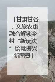 甘肃甘谷：文旅农康融合解锁乡村“新玩法”绘就振兴新图景