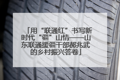 用“联通红”书写新时代“疆”山情——山东联通援疆干部郝兆武的乡村振兴答卷