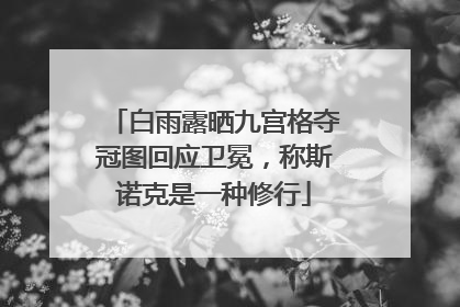 白雨露晒九宫格夺冠图回应卫冕，称斯诺克是一种修行