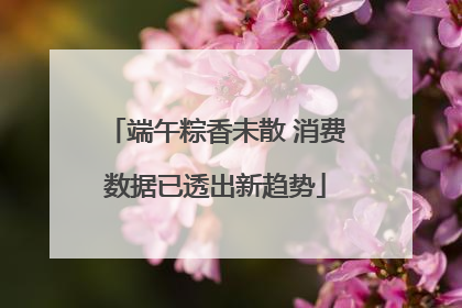 端午粽香未散 消费数据已透出新趋势