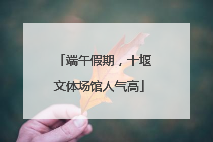 端午假期，十堰文体场馆人气高