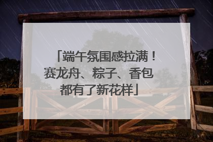 端午氛围感拉满！赛龙舟、粽子、香包都有了新花样