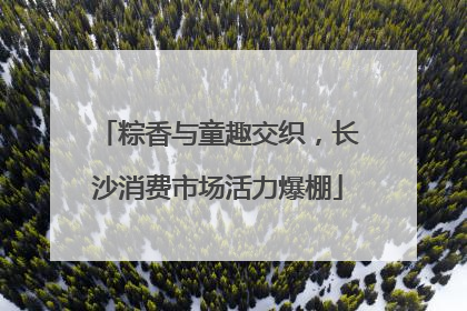 粽香与童趣交织，长沙消费市场活力爆棚