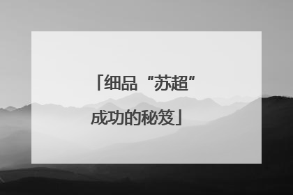 细品“苏超”成功的秘笈