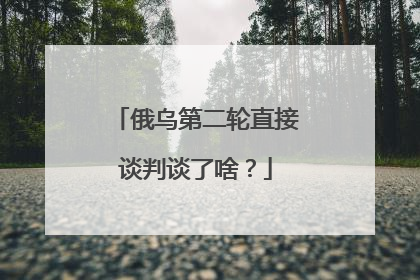 俄乌第二轮直接谈判谈了啥？