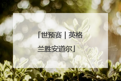 世预赛｜英格兰胜安道尔