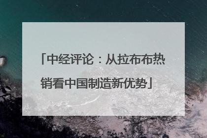 中经评论:从拉布布热销看中国制造新优势