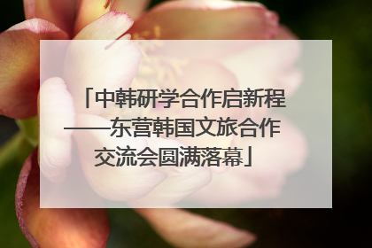 中韩研学合作启新程——东营韩国文旅合作交流会圆满落幕