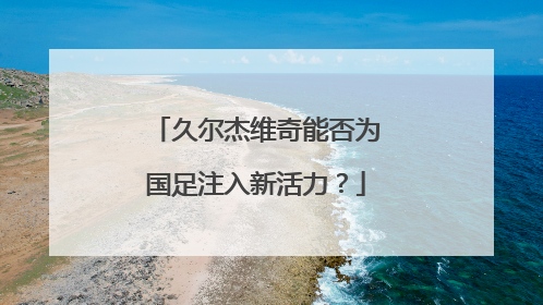 久尔杰维奇能否为国足注入新活力？
