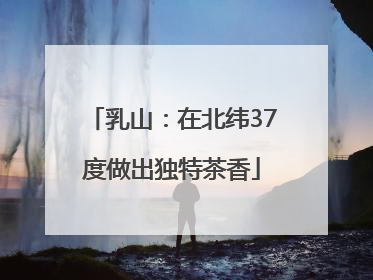 乳山：在北纬37度做出独特茶香