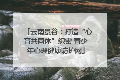 云南景谷：打造“心育共同体”织密 青少年心理健康防护网