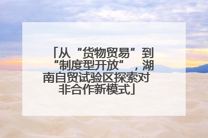 从“货物贸易”到“制度型开放”，湖南自贸试验区探索对非合作新模式