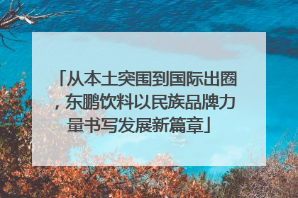 从本土突围到国际出圈，东鹏饮料以民族品牌力量书写发展新篇章
