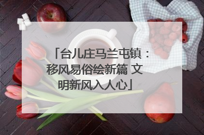 台儿庄马兰屯镇：移风易俗绘新篇 文明新风入人心