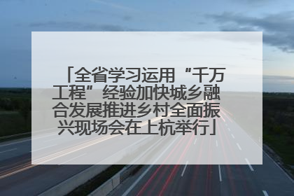 全省学习运用“千万工程”经验加快城乡融合发展推进乡村全面振兴现场会在上杭举行