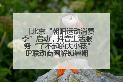 北京“朝阳运动消费季”启动，抖音生活服务“了不起的大小孩”IP联动商圈解锁暑期亲子消费新场景