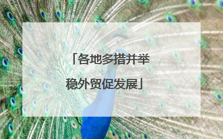 各地多措并举稳外贸促发展