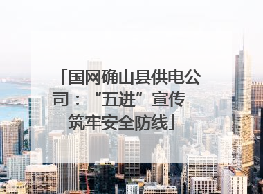 国网确山县供电公司：“五进”宣传 筑牢安全防线