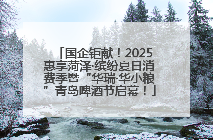 国企钜献！2025惠享菏泽·缤纷夏日消费季暨“华瑞·华小粮”青岛啤酒节启幕！