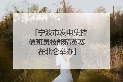 宁波市发电集控值班员技能精英赛在北仑举办