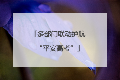 多部门联动护航“平安高考”