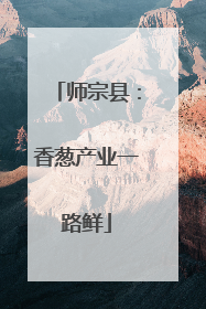 师宗县：香葱产业一路鲜