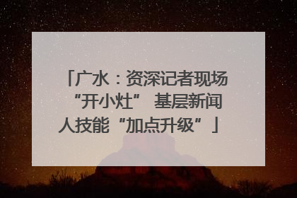 广水：资深记者现场“开小灶” 基层新闻人技能“加点升级”