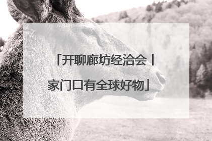 开聊廊坊经洽会丨家门口有全球好物