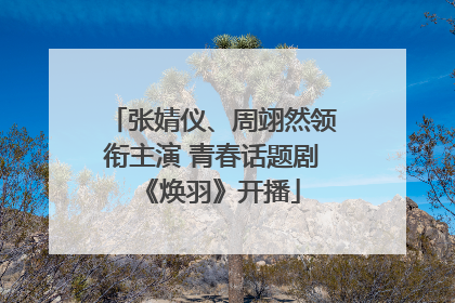 张婧仪、周翊然领衔主演 青春话题剧《焕羽》开播
