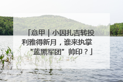 意甲｜小因扎吉转投利雅得新月，谁来执掌“蓝黑军团”帅印？