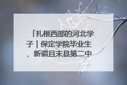 扎根西部的河北学子｜保定学院毕业生、新疆且末县第二中学教师黄小凤：《歌唱祖国》是她教会学生的第一首歌