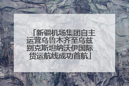 新疆机场集团自主运营乌鲁木齐至乌兹别克斯坦纳沃伊国际货运航线成功首航