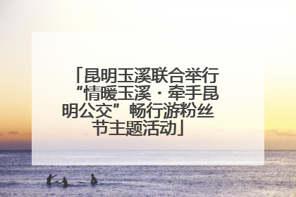 昆明玉溪联合举行“情暖玉溪・牵手昆明公交”畅行游粉丝节主题活动