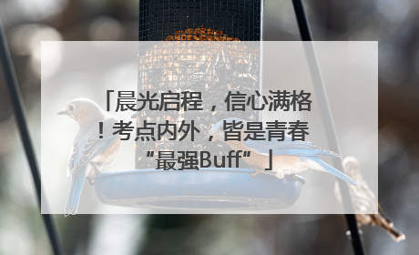 晨光启程，信心满格！考点内外，皆是青春“最强Buff”