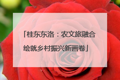 桂东东洛：农文旅融合绘就乡村振兴新画卷