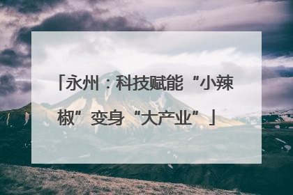 永州：科技赋能“小辣椒”变身“大产业”