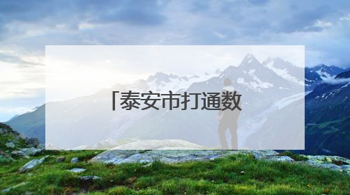 泰安市打通数据要素价值化全链路 入选省级改革精品案例