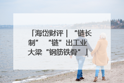 海岱财评｜“链长制” “链”出工业大梁“钢筋铁骨”