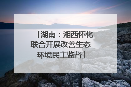 湖南：湘西怀化联合开展改善生态环境民主监督