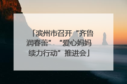 滨州市召开“齐鲁润春蕾”“爱心妈妈续力行动”推进会