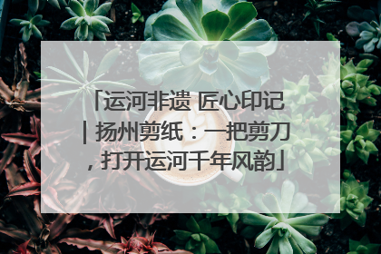运河非遗 匠心印记｜扬州剪纸：一把剪刀，打开运河千年风韵