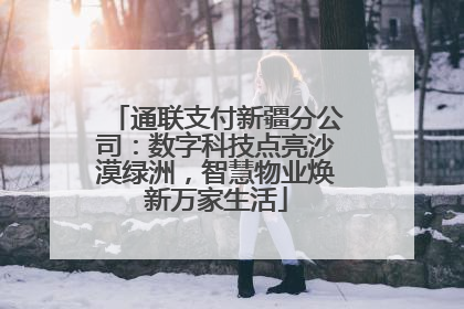 通联支付新疆分公司：数字科技点亮沙漠绿洲，智慧物业焕新万家生活