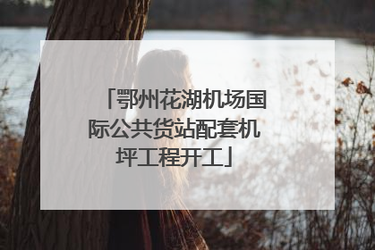 鄂州花湖机场国际公共货站配套机坪工程开工