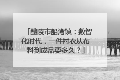 醴陵市船湾镇：数智化时代，一件衬衣从布料到成品要多久？