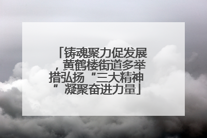 铸魂聚力促发展，黄鹤楼街道多举措弘扬“三大精神”凝聚奋进力量